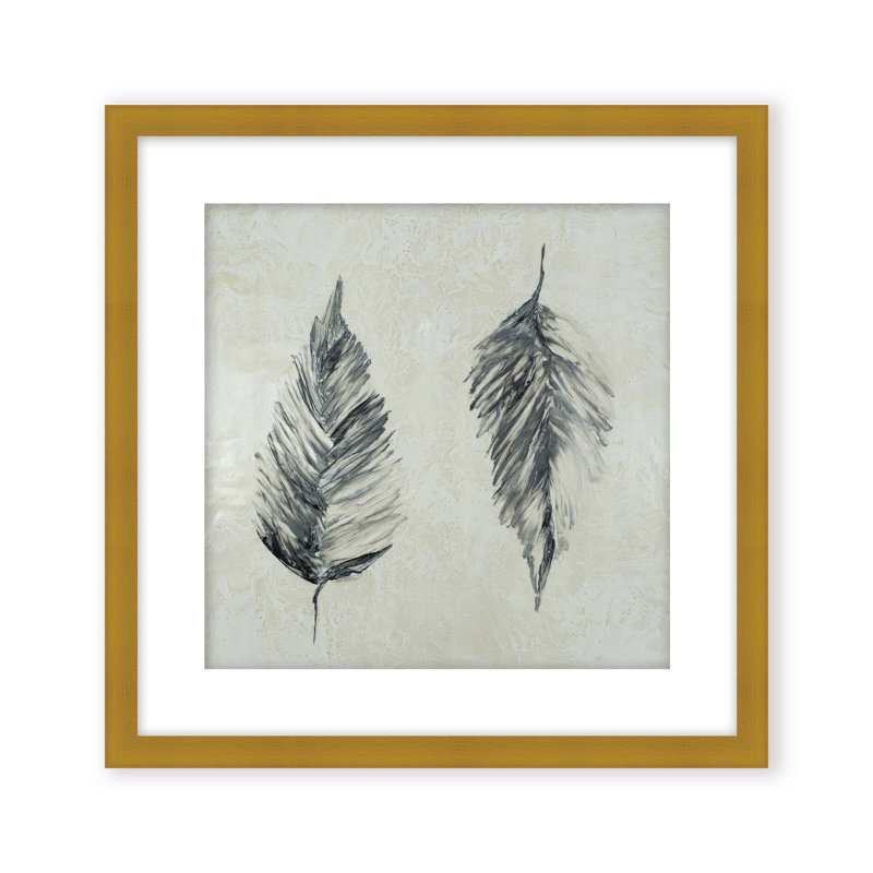 Nature Inspired "Silver Foliage" Canvas Wall Art By , 30" H x 30" W x 1.125" D, Framed Print, Gold