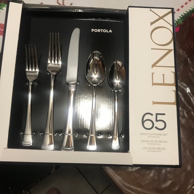 Lenox Portola 65 Piece Stainless Steel Reviews Perigold - Main Image