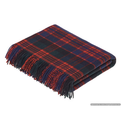 Tartan Hand Woven Throw Blanket