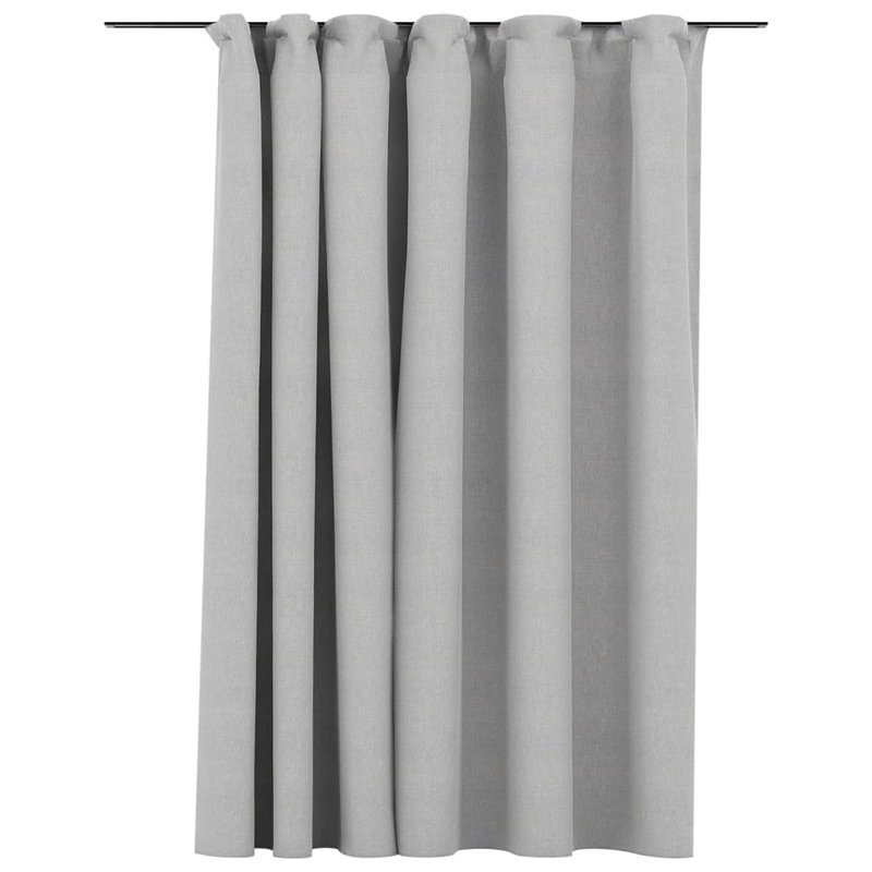 Chaaya Blackout Curtain Single Panel, Grey
