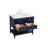 Sinclaire 36'' Single Bathroom Vanity with Engineered Marble Top-633567894