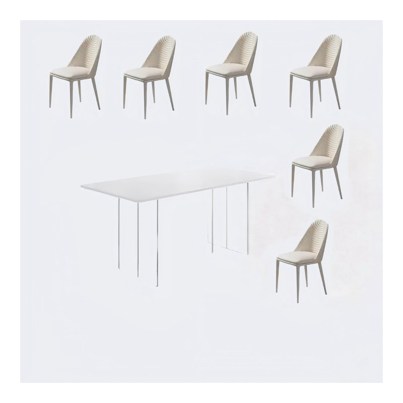 Table Deliphon, H 29,52 po x L 55,11 po x l 31,49 po