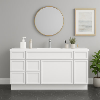 60'' Single Bathroom Vanity Base Only