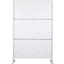 Panneaux de clÃ´ture en mÃ©tal pour intimitÃ©, 193 cm (H) x 122 cm (L) - Pour balcon, pelouse. , Ã‰cran brun-125216549