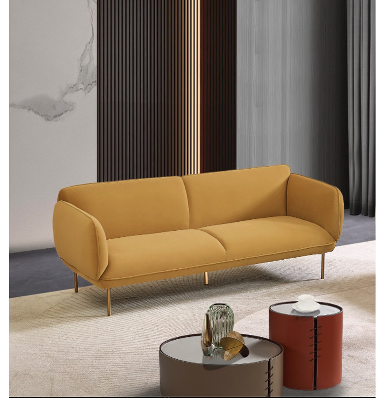 Quinlan 87" Tedy Fabric Sofa