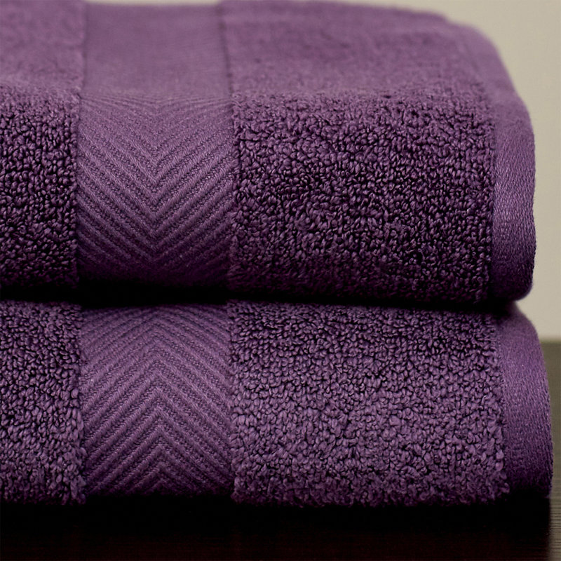 Ensemble de serviettes 100% coton ultra doux 6 pièces Hamachi, Pépins de raisin, 6 Piece Towel Set