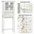 Delacour Drill / Screw Over The Toilet Storage-2119683153