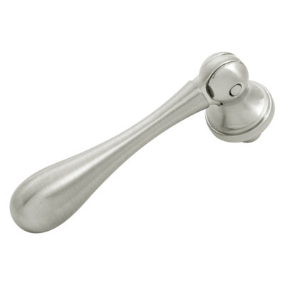 Poignée suspendue Bijou Dew - nickel satiné 2-1 / 2 po x 1/2 po - Quincaillerie transitionnelle pour tiroirs et armoires