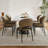 Modern Dining Table Chairs, Faux Leather,Not Assembled Need-1340584338-1335905619