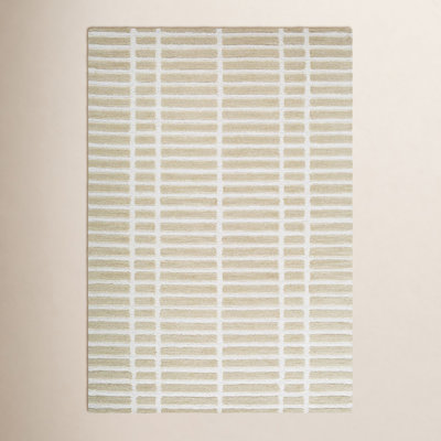 Wright Hand-Tufted Geometric Pattern Rug