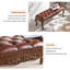 Banc rembourré en noyer-2082327015