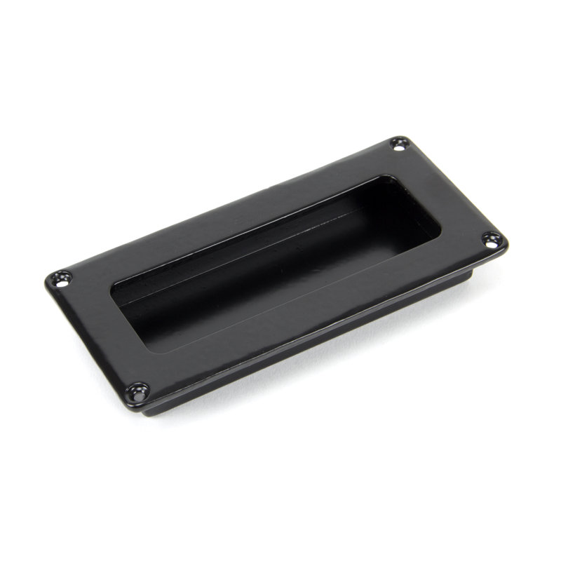 Flush Handles 10.7 cm Recessed Handle, Black