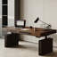 Bureau électrique en bois massif 70,87 po-1870575834