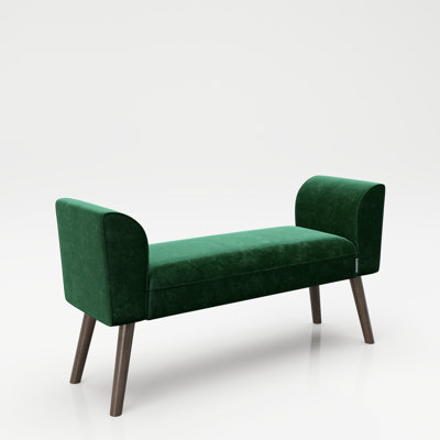 Tiffany Polyester Upholstered Bench