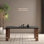 French style solid wood rectangular dining table