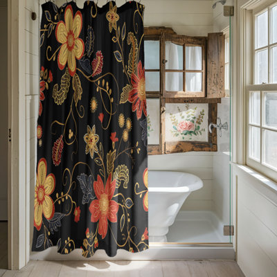 Aleigh Floral Shower Curtain