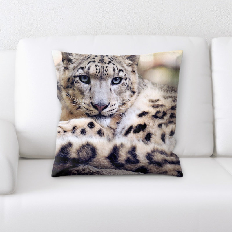 Coussin snow leopard