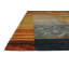 Plateau Hand Knotted Wool Area Rug in Brown/Red/Blue