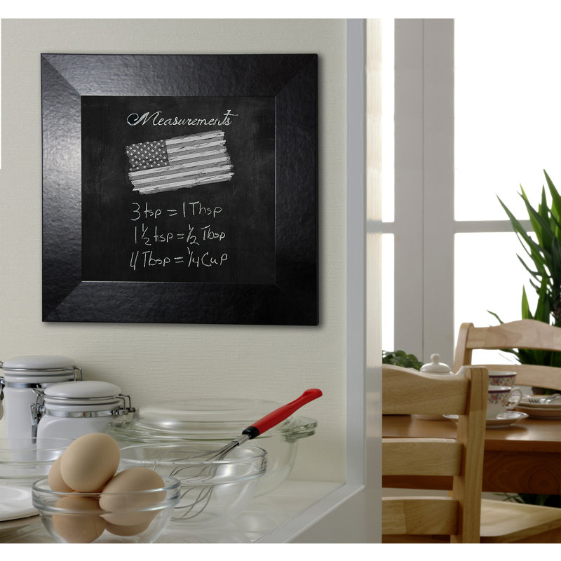 Tableau noir murale grand cuir, 36 po x 36 po