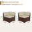 Wicker Outdoor Patio Chair With Cushions-610290921