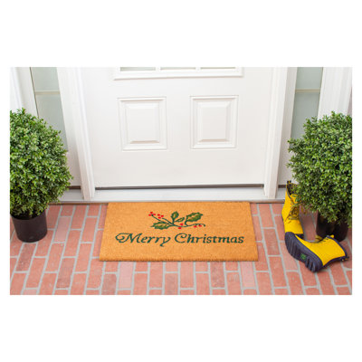 Amitola Non-Slip Christmas Outdoor Doormat