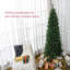 Sapin de Noël artificiel non éclairé avec branches réalistes et base en acier-119278213