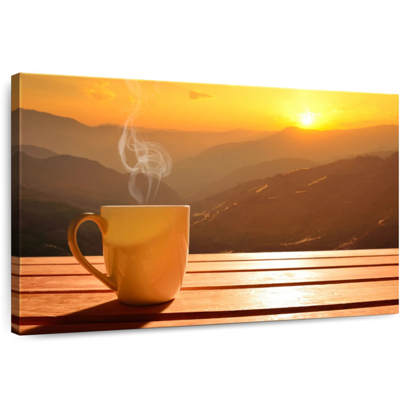 Yarlin Sunset Coffee, 8" H x 12" W