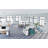 Harmony Workflow Modular Wall with Frame - Wide Panel Starter Wall with Whiteboard-98977764-112283461