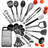 24 Piece Stainless Steel Kitchen Cooking Utensil Set