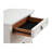 Gleda 3-Drawer Nightstand, White