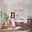 5-Light Unique Geometric Gold  Chandeliers With Crystal Accents