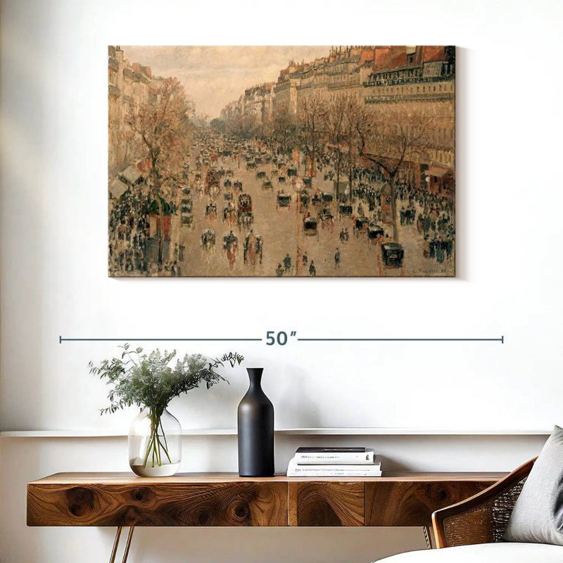 Sirci Boulevard Montmartre à Paris, H 26 po x l 39 po