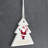 Xmas Most Wonderful Time Of The Year Tree Shaped Ceramic Ornament