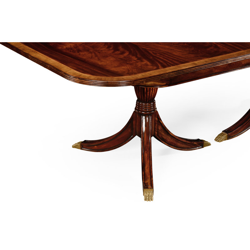 Buckingham Dining Table, Medium Antique Mahogany, 48" W x 88" L
