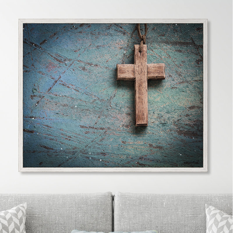 « cross », reproduction de photo encadrée