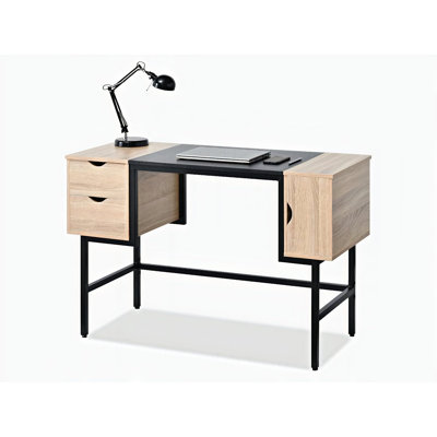 Dawniel Metal Base Writing Desk