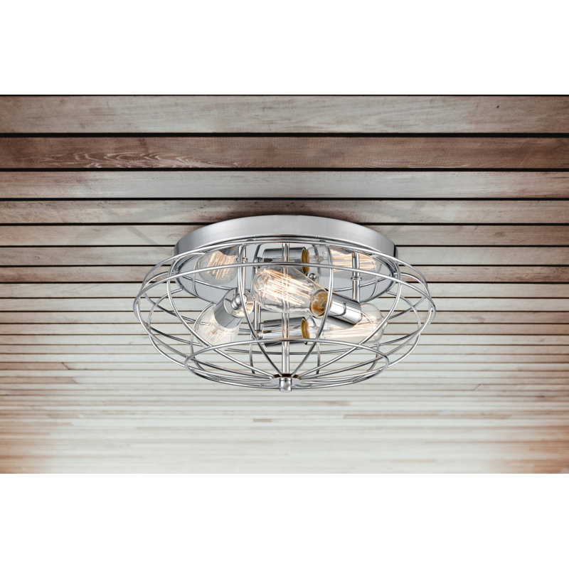 Diodora Flush Mount, No, Polished Chrome
