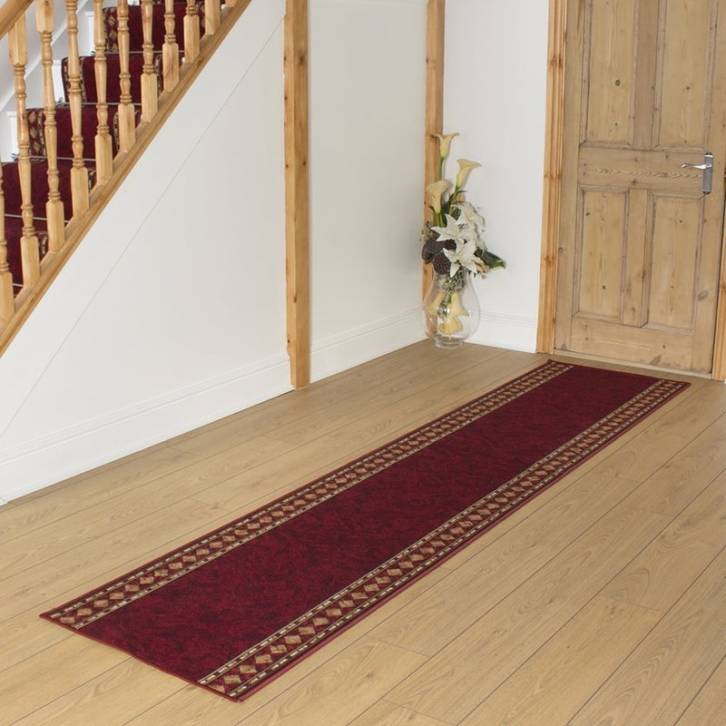 Cheops Red Indoor Rug, Runner 300cm x 120cm