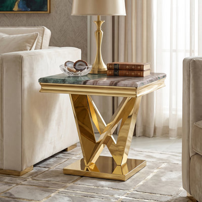 Table de bout en pierre frittée Hedberg