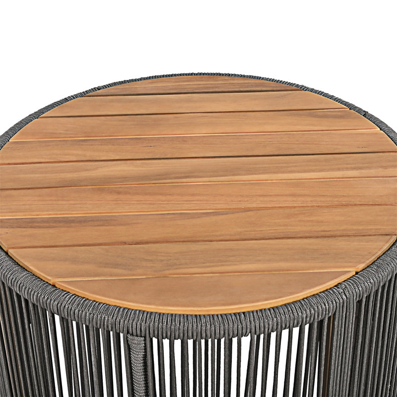 Table basse et table d'appoint Rustic Industrial, Gris