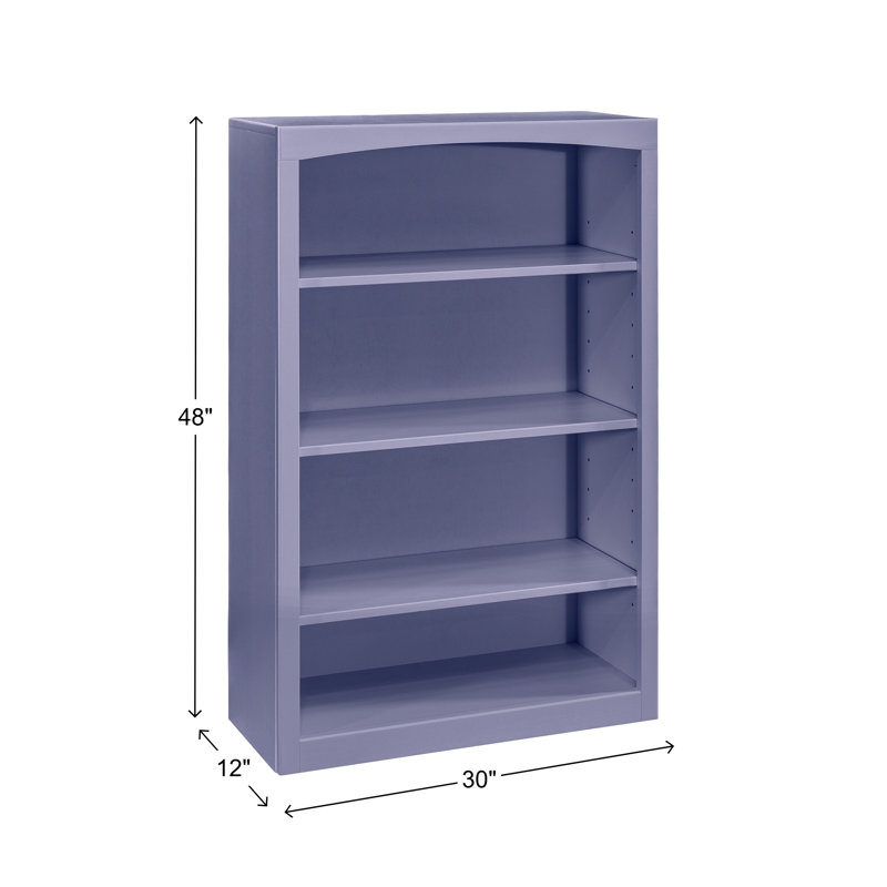 Bibliothèque classique Ossy, (4 tablettes) H 48 po x l 30 po x P 12 po, Bleu Wedgewood
