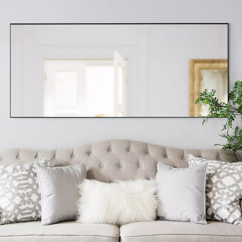 Miroir de salle de bain mural Talma, H 65 po x l 22 po, Noir