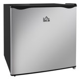 HomCom 18.5'' W Freestanding 1.1 Cubic Feet Beverage Cooler
