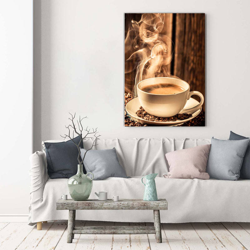 Aromatic Coffee - Wrapped Canvas Print
