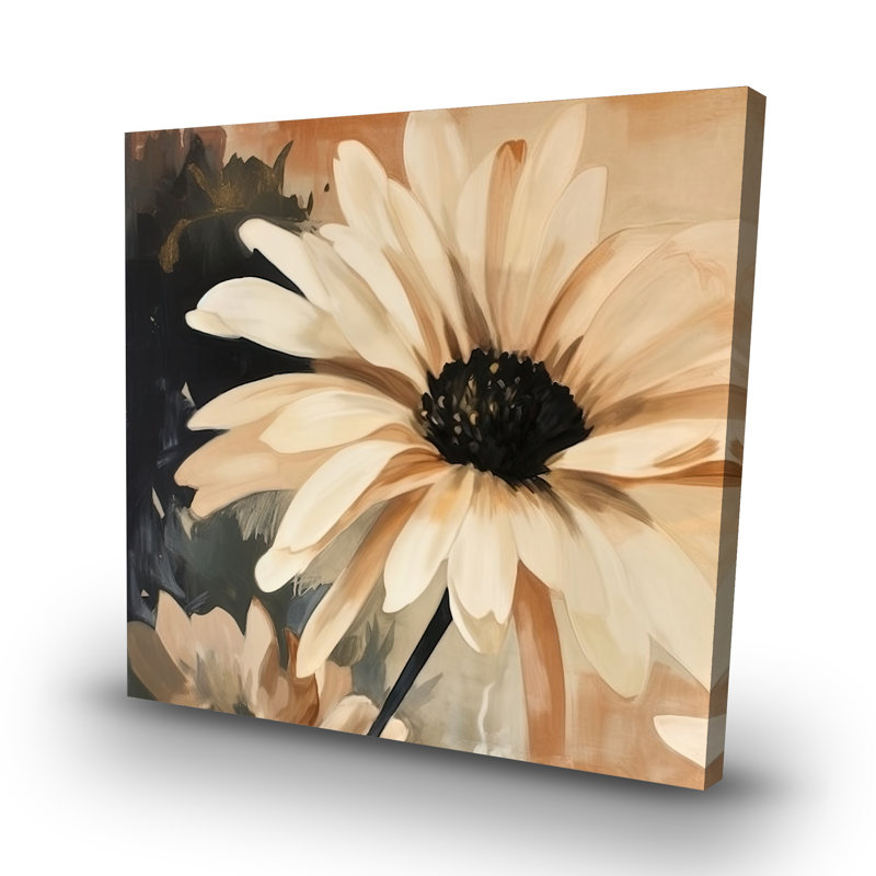 Delicate daisy - 32"x32" art on canvas