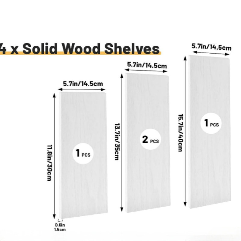 Wood Floating Shelf