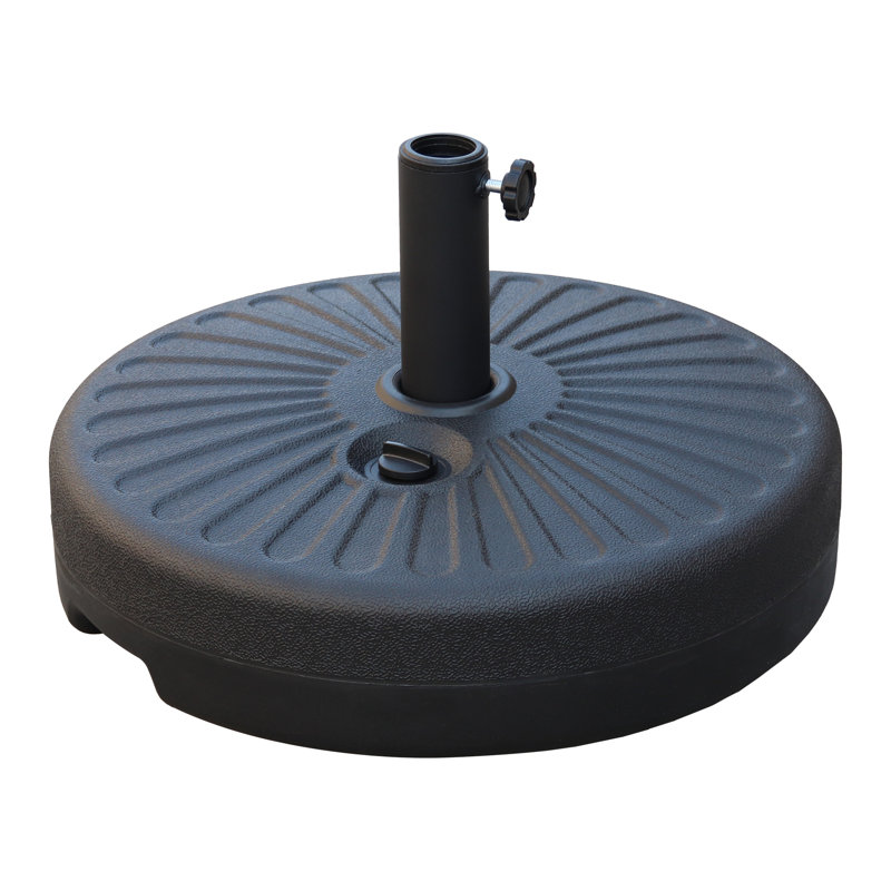 Base de parasol de patio en plastique 46 lb