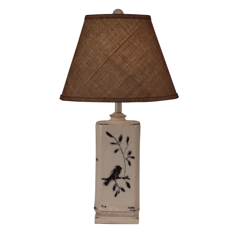 Lampe de table 28" oiseaux sur une branche Haefner