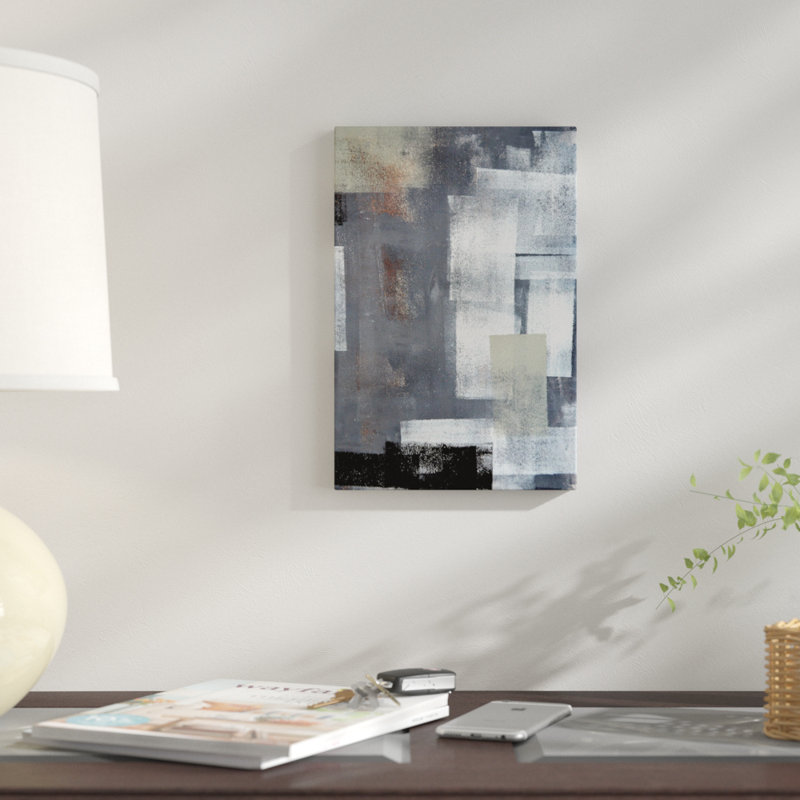 « stack it up », impression sur toile, H 12 po x l 8 po x P 0,75 po, Toile tendue, Pas de tapis