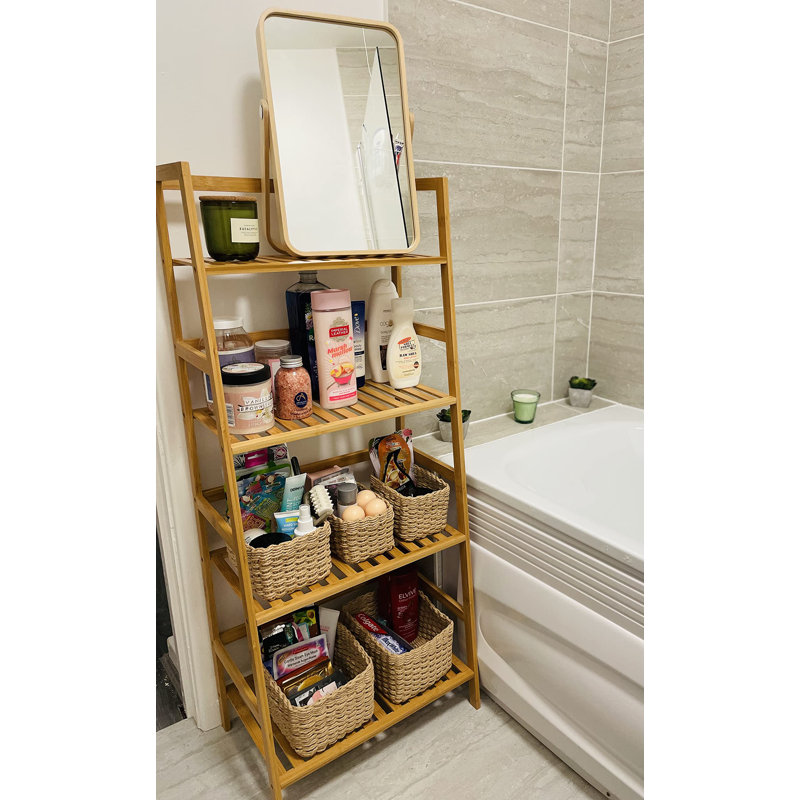 Mountainburg 115cm H x 48cm W Ladder Bookcase